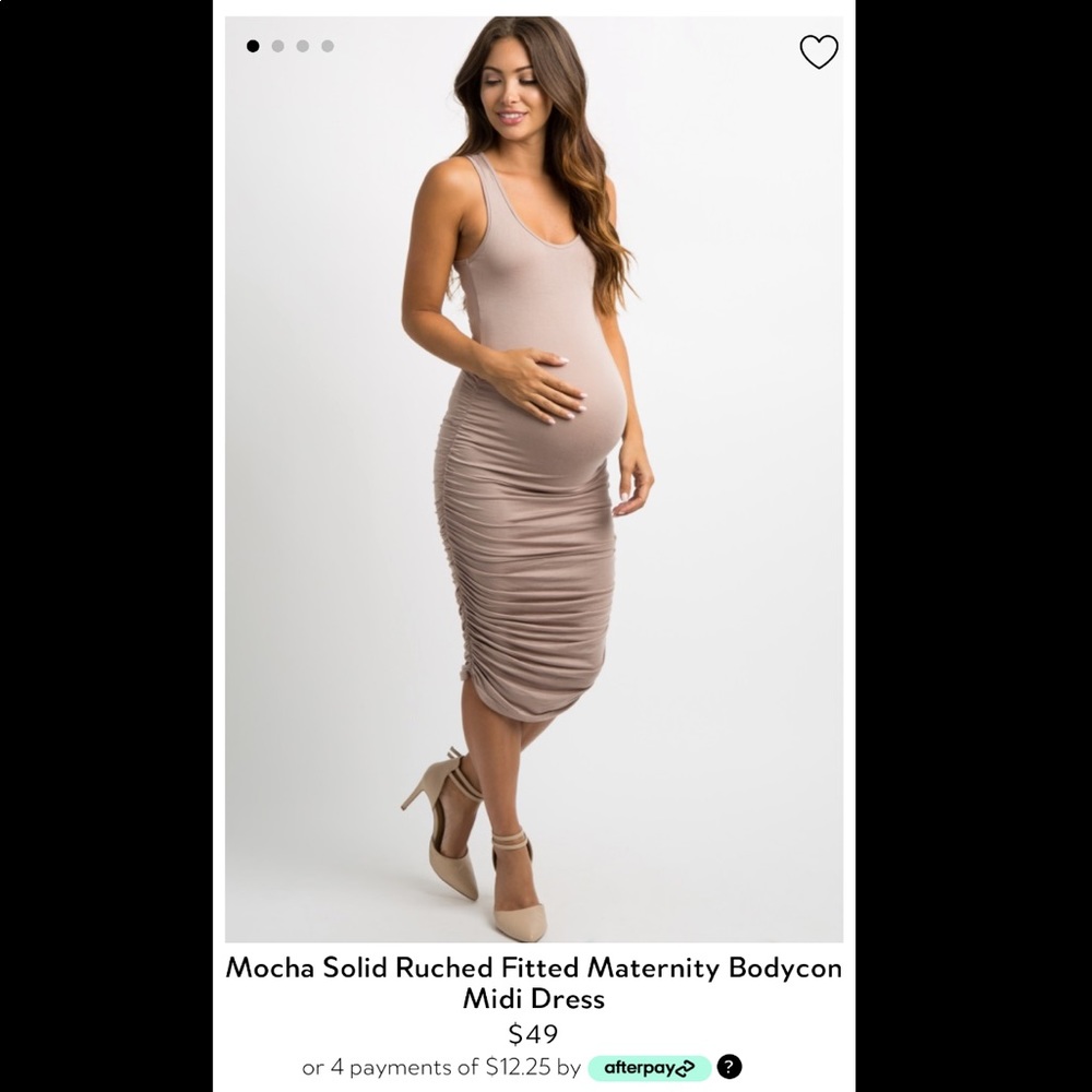 Ruched bodycon dress